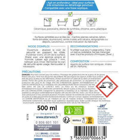 Anti-moisissures pour joints et salle de bains - 250 ml - STARWAX