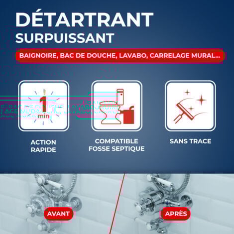 Détartrant surpuissant pour salle de bains 500ml STARWAX