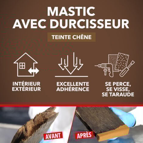 Reconstitue bois pour les parties manquantes (charges lourdes) 190g Chêne SINTO