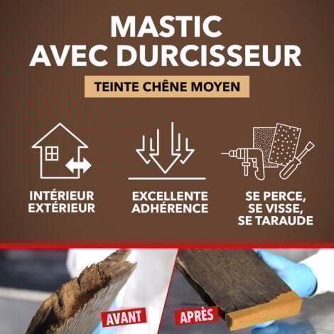Reconstitue bois pour les parties manquantes (charges lourdes) 190g Chêne moyen SINTO