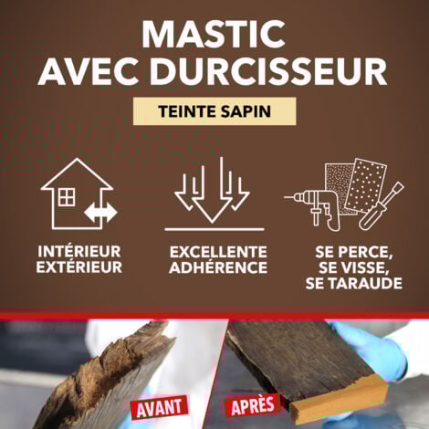 Reconstitue bois pour les parties manquantes (charges lourdes) 190g Sapin SINTO