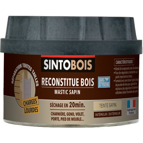 Sintobois rebouche imperfections Sinto - Naturel - 80 g de Réparation du  bois