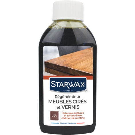 Régénérateur pour meubles cirés et vernis teinte bois foncé 250ml STARWAX