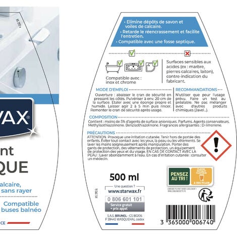 Anti-moisissures Spécial Joints - 500 ml + 20 % gratuit - STARWAX