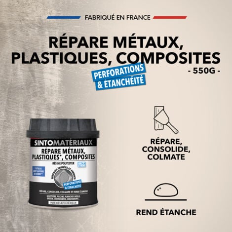 Répare métaux, plastiques, composites 550g SINTO