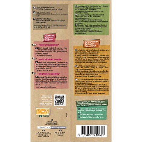 Bicarbonate de soude 2,5kg STARWAX FABULOUS
