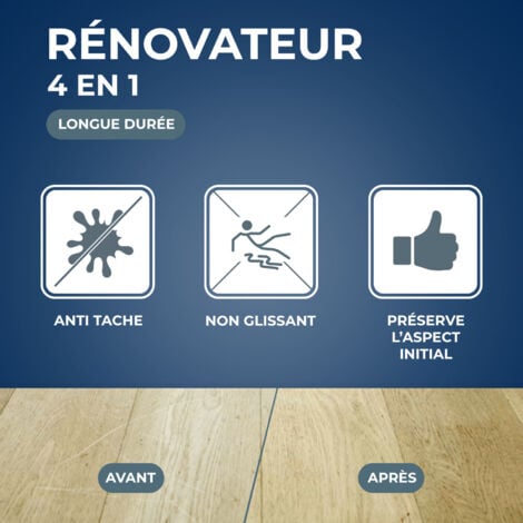 Rénovateur 4 en 1 parquet et stratifiés Mat 900 ml
