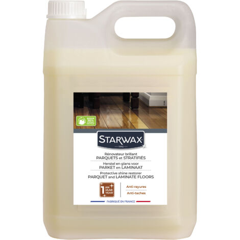 Rénovateur brillant protecteur pour parquets et sols stratifiés 5L STARWAX