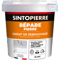 Rebouche sols et murs - enduit de rebouchage 2Kg Blanc SINTO