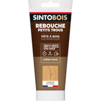 Rebouche imperfections - Pâte à bois naturel 250g Chêne foncé SINTO