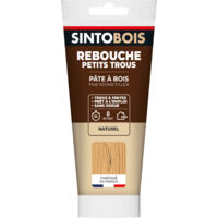 Rebouche imperfections - Pâte à bois naturel 250g Naturel SINTO
