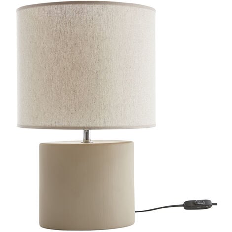 BRILLIANT Lampe Casket Normallampen A60, 1x geeignet antik/beige (nicht Schnurzwischenschalter für 25W, Mit E27, zink enthalten) Tischleuchte