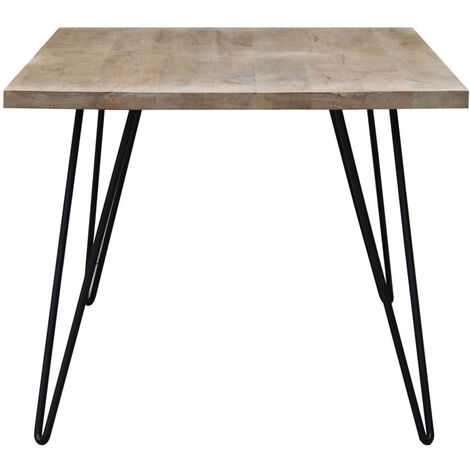 Esstisch aus massivem Mangoholz L160 cm VIBES