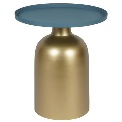HOMCOM Beistelltisch in C-Form Kaffeetisch Couchtisch Standtisch Tisch  Metall MDF Rustikal-Braun 40,6 x 50,8 X 64,2 cm