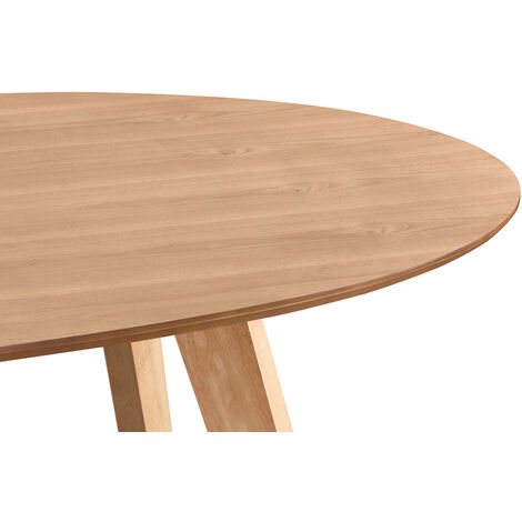 Esstisch skandinavisches Design oval Eiche L160 MARIK