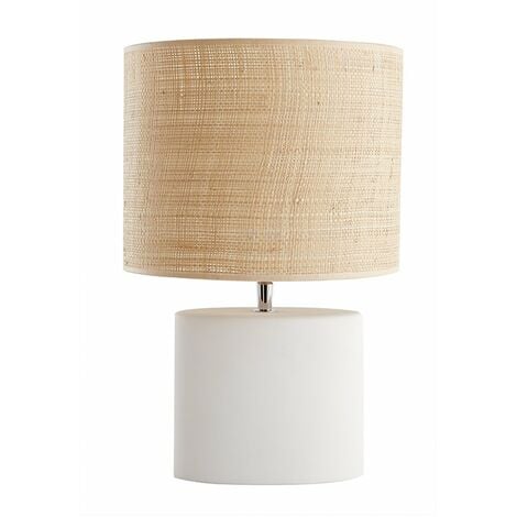 BRILLIANT Lampe Nori 40W, Mit LED-Leuchtmittel natur/weiß ent. 1x g.f. E27, geeignet A60, Tischleuchte Schnurzwischenschalter Für Normallampen n