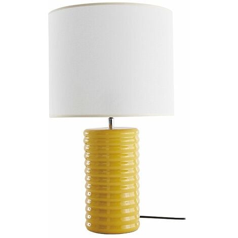 BRILLIANT Lampe, Laraine Tischleuchte natur/beige, 1x A60, E27, 42W, Mit  Schnurzwischenschalter