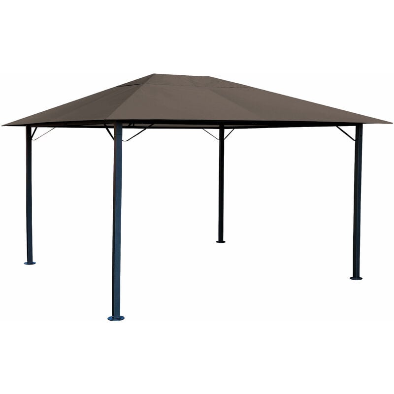 Quickstar Metal Carpa niza 3 4 antiguo taupe de nice 3x4m antique party 7006