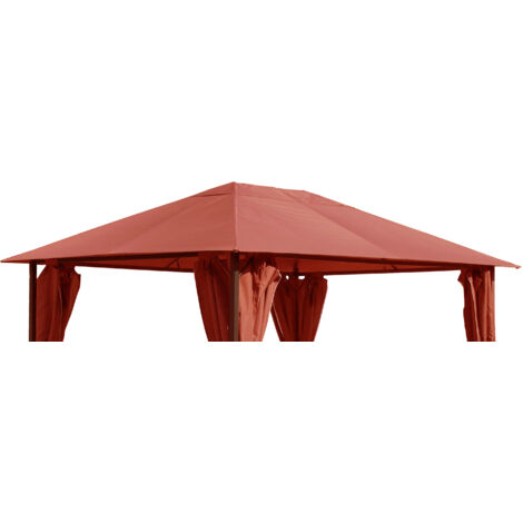 Ersatzdach für Garten Pavillon 3x4m Rotorangec Pavillondach Ersatzbezug
