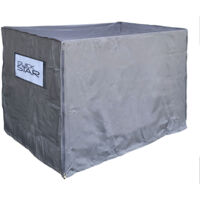 10 x Cubierta de malla para cajas 125x85x87cm Cubierta protectora gris Lona Poliéster
