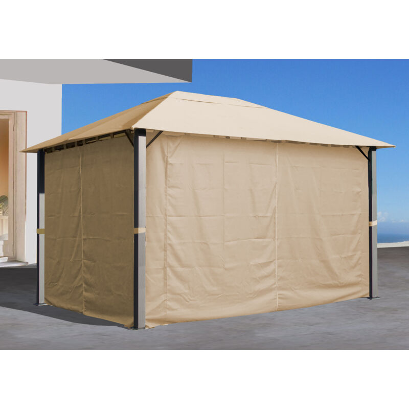 Mobili Rebecca 4 Pz Pesi Gazebo Sacchi Da Riempire Per Tende Neri 48x22,5