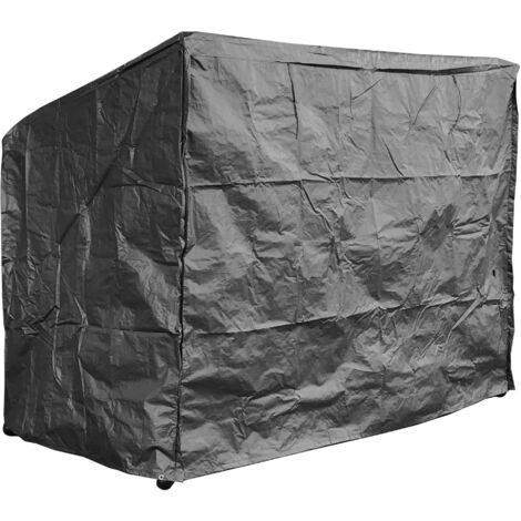 Copertura Impermeabile Per Dondolo Hollywood 3 Posti - 220x125x170 Cm, Verde, Con Cerniere E Corda Antivento - Foto 9