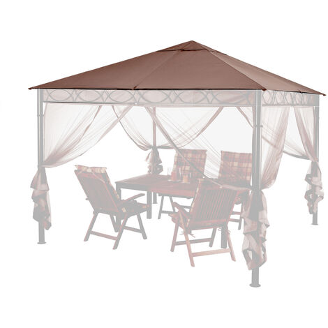 Ricambio set 4 teli laterali per gazebo adventure mt.3x4 - Salone