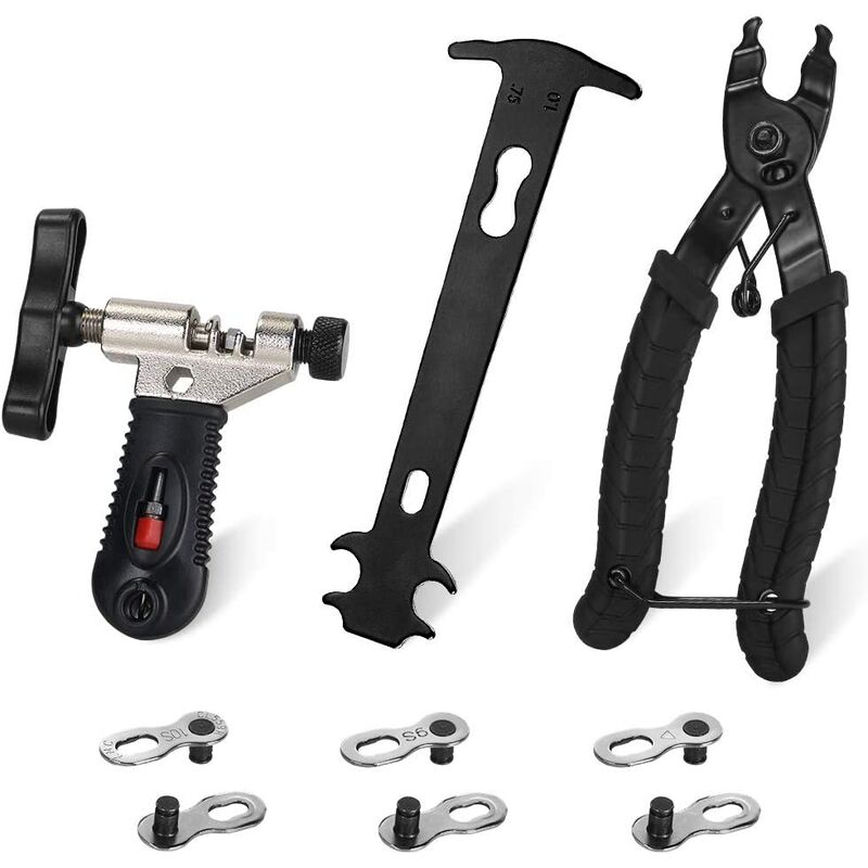 Maillon principal Indicateur Pinces / chaînes Pour vélo de montagne Outil de réparation Dasing Kit d'outils de réparation pour vélo Maillon principal Indicateur Pinces / chaînes Pour vélo de montagne Outil de réparation Dasing Kit d'outils de réparation pour vélo