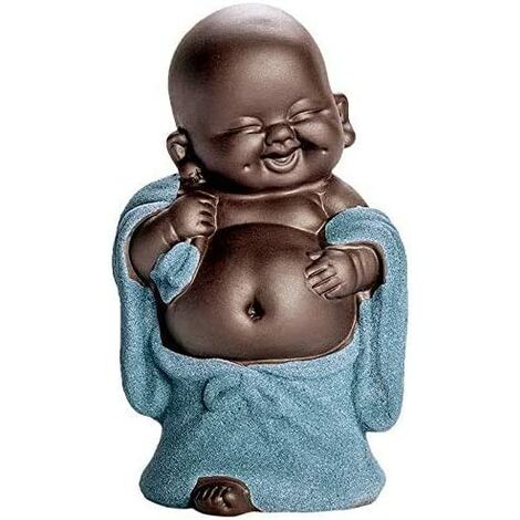 Petite Statue De Bouddha Doux Figurine De Moine Bebe Creatif Ornement Artisanal Cadeau Classique Chinois Ceramique