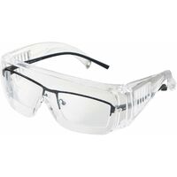 Lunettes de sécurité pour porteurs de lunettes, protection contre le vent et les UV, lunettes de vision intégrale, lunettes de protection EN166, lunettes de protection contre le meulage pour la conduite, le laboratoire, le chantier, l'extérieur