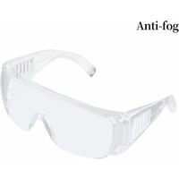 Lunettes de sécurité pour porteurs de lunettes, protection contre le vent et les UV, lunettes de vision intégrale, lunettes de protection EN166, lunettes de protection contre le meulage pour la conduite, le laboratoire, le chantier, l'extérieur