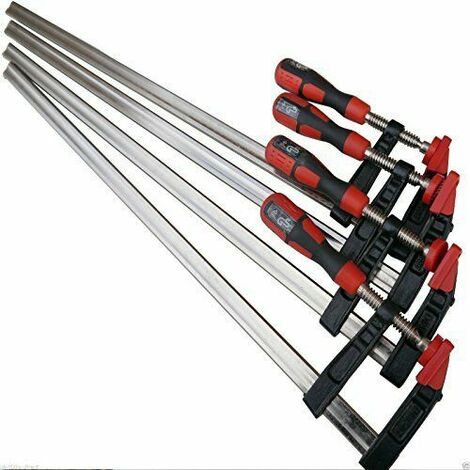 4pc F Clamp Bar Clamp Heavy Duty 300 x 50mm 12" Long Quick Slide Wood Clamp