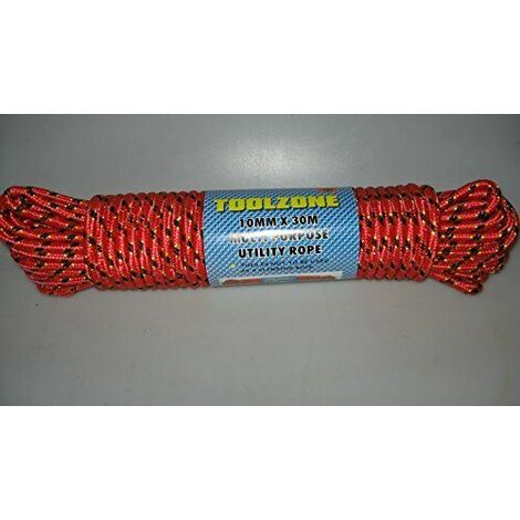 10mm x 30m Multi Purpose Utility Rope for camping, boating, securing  tarpaulins