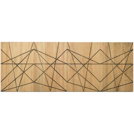 Cabecero ECO 4 Partes Máster 160x60cm en madera maciza de pino acabado vintage estilo industrial Box Furniture (1/5)