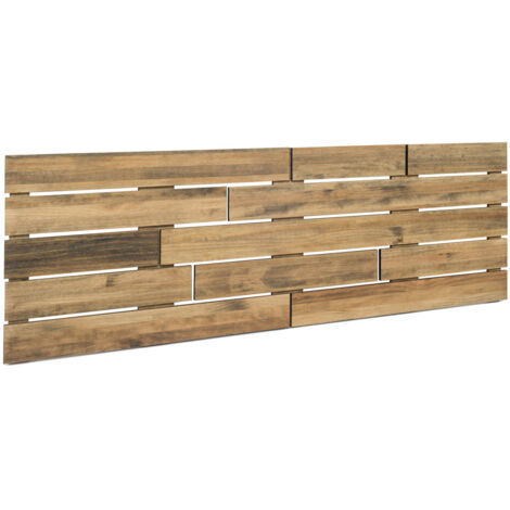 Cabecero Pallet ECO 181x60cm en madera maciza de pino acabado vintage estilo industrial Box Furniture (1/5)