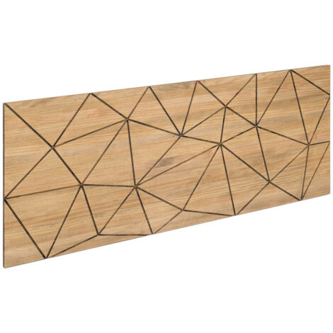 Cabecero Triángulos 180x60cm en madera maciza de pino acabado vintage estilo industrial Box Furniture (1/5)