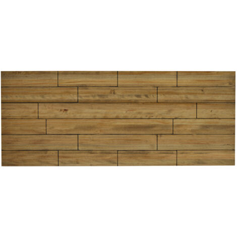 Cabecero 150x60cm Tableros Desajustados en madera maciza de pino acabado vintage estilo industrial Box Furniture (1/5)