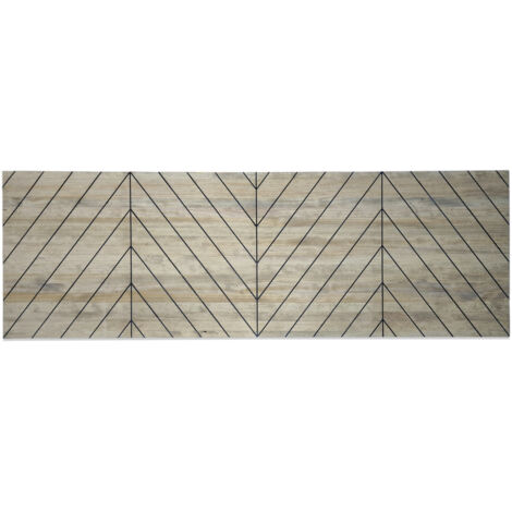 Cabecero Formas Z 150x60cm en madera maciza de pino acabado vintage estilo industrial Box Furniture (1/5)