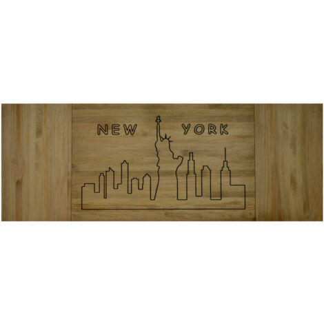 Cabecero ECO 3Partes New York 180x60cm en madera maciza de pino acabado vintage estilo industrial Box Furniture (1/4)
