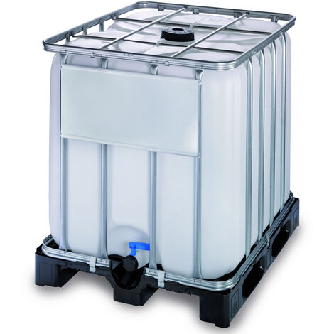 Contenedor IBC 600 litros con palet de plástico de alta densidad