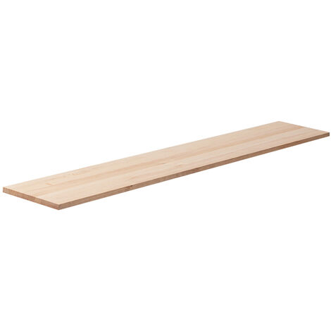 Tablero Bristol de Madera para Estante Crudo 20 x 80 1.8 cm