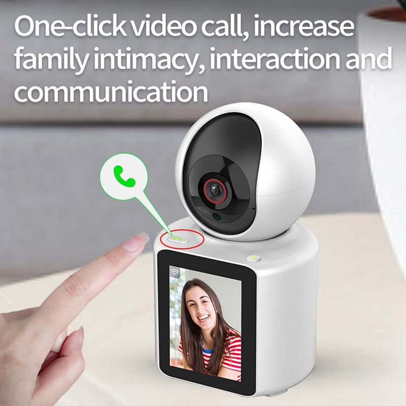 Babyphone vidéo sans fil, écran de 4.3 pouces, caméra Pan/Tilt à