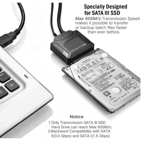 Adaptateur USB 3.0 SATA+IDE avec alimentation 12v - Advance 
