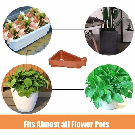 Soucoupes pour plantes, lot de 20 pots de fleurs transparents de 30Cm (12  pouces), plateaux d