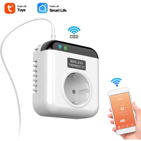 Smart Wifi Thermostat Prise de courant programmable avec