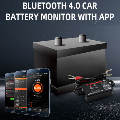 Moniteur de batterie de voiture, BM2 Bluetooth 12V, analyseur de batterie,  Test de batterie, outil de