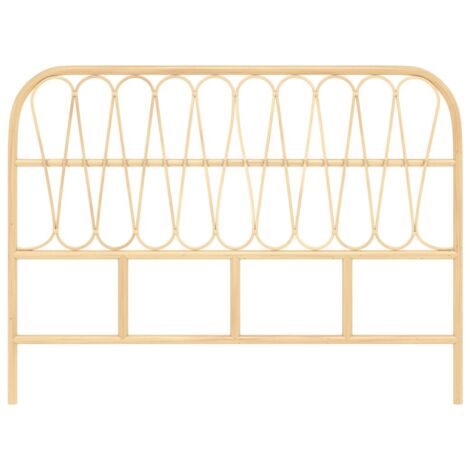Tête De Lit En Rotin Naturel Doe - Pour Lits 135, 150, 160 Cm, Fixation Murale Requise - 7