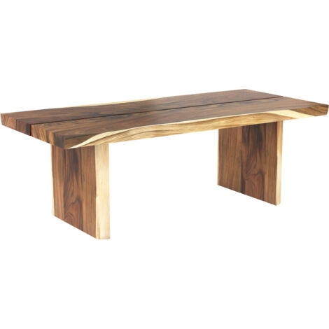 Table rectangulaire 10 personnes en bois de suar 240 cm - Tanah (1/5)