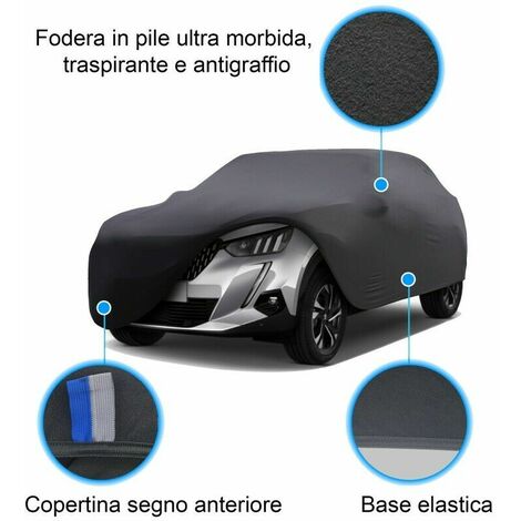 Telo Copriauto Antigrandine Imbottito Suv Copertura Parabrezza