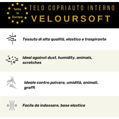 Telo Copriauto Antigrandine Compatibile con KIA Rio Impermeabile Telo Auto  da Esterno Felpato Proteggi Copertura Auto Copri Macchina per Grandine Auto